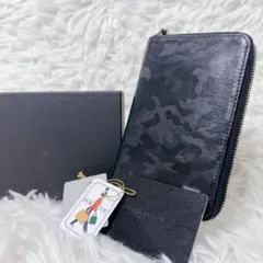 PORTER WONDER ラウンドファスナー 二つ折り財布 カモフラ ブラックのサムネイル