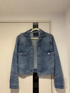 リーバイス ライトブルー デニムジャケット クロップド丈