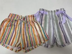 ストライプ柄ハーフパンツ（リボン付き） シーイン　SHEIN 5歳　女の子