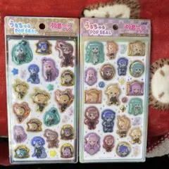 【正規品】初音ミク うるちゅるポップシール 2セット