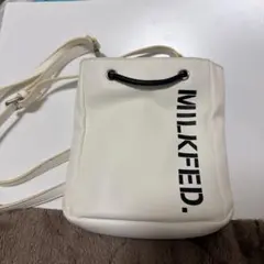 MILKBOY フェイクレザーショルダーバッグ オフホワイト MILKBOY フェイクレザーショルダーバッグ オフホワイト - メルカリ