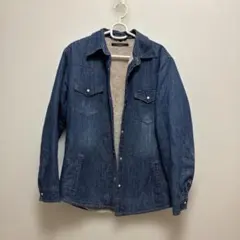 デニムシャツ ボア