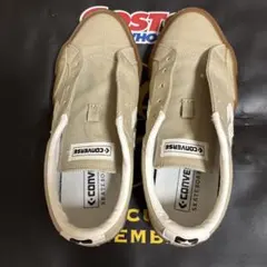 CONVERSE SKATEBOARDING ベージュ　紐なし