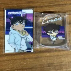 セガラッキーくじ　名探偵コナン　アクリルブロック　特典イラストカード