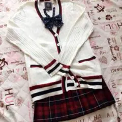 【最終値下げ】制服セット カーディガン リボン