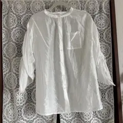 W CLOSET ホワイトシアーシャツ