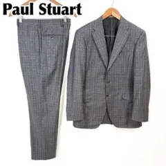 美品 Paul Stuart スーツセットアップ 40R グレー チェックのサムネイル