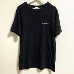 チャンピョン Tシャツ Lサイズ ブラック 綿100 黒