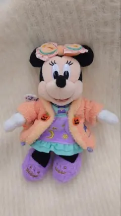 【ぬいぐるみバッジ】ディズニー 25周年 ハロウィーン ミニー パジャマ