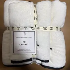 CHANELバスタオルフェイスタオルセット