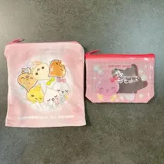 しずくちゃん　ポーチアソートコレクション　クリアポーチ　ピンク
