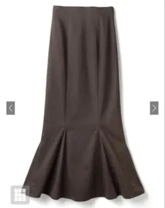 GRL ハイウエストマーメイドツイルスカート[rut596]