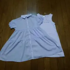 ALGY　シャツワンピース　女の子　120cm　パープル