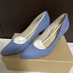 【未使用】Le Talon パンプス ブルー 24㎝