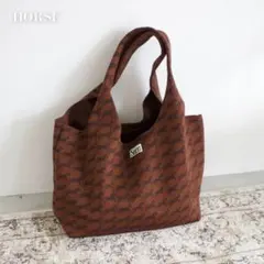 【新品未使用】semon apartment ホース柄　マザーズバッグ　完売品 新品未使用】semon apartment ホース柄 マザーズバッグ 完売品 - メルカリ