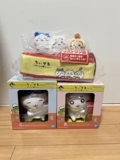 一番くじ ちいかわ みんなでラーメン ラストワン賞 B賞 C賞まとめ売り