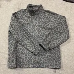 ヒョウ柄フリースジャケット