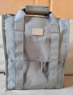 グレー キャンバス リュック
