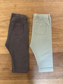 UNIQLO ベビー　レギンス　七分丈　カノコ　80
