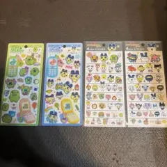 正規品　カミオジャパン　平成はっぴーフォン　4サイズステッカー　たまごっち