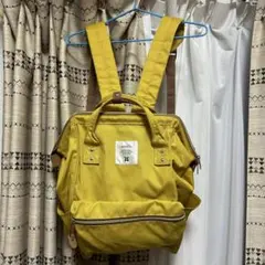 anello イエロー リュック・バックパック　黄色　古着　鞄