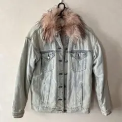 デニム　ボア　ジャケット　アメリカンイーグル