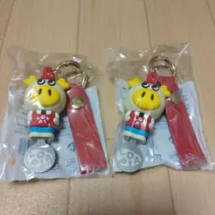 ロピアカートキー 赤色 ストラップ