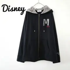 【Disney】SUPER IDOL 1928 ミッキーパーカー 黒 L