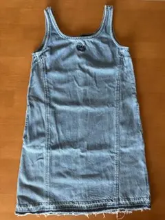 GAP ウルトラソフトデニムロゴワンピース　140cm