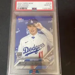 PSA10 2024 topps now OS16 佐々木朗希