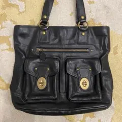 美品 COACH 65th レガシー ガルシア ターンロック パープル 紫 - メルカリ