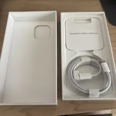 Apple iPhone 13 mini ホワイト 箱とケーブル