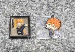 ハイキュー!!ラバーストラップ・フレームマグネットミラー2点セット 日向翔陽