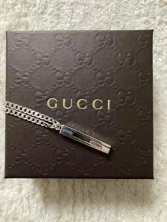 GUCCI Gラリエット Y字 ロングネックレス 4連 シルバー925 箱付き