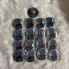 呪術廻戦 懐玉玉折 家入硝子 PLAZA Chair:Blue 缶バッジ 17個