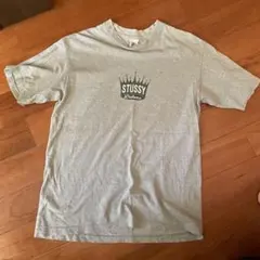 STUSSY グレー Tシャツ【白タグヴィンテージ】