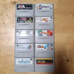 スーパーファミコン ゲームソフト 10本セット