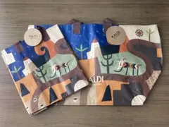 【E】カルディ　KALDI 伝説　大・小　ショッピングバッグ　エコバッグ