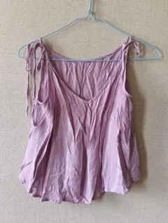 Forever21 パープル ストライプ キャミソールのサムネイル