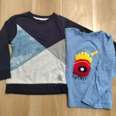 トレーナー120　ロンT 130　2枚セット