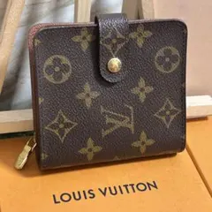ルイヴィトン ポルト パピエジップ 二つ折り財布 モノグラム パス