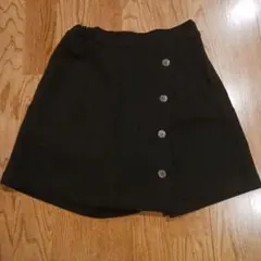 レビピアルマリオ　黒 ボタン付き スカート/ショートパンツ 150～160cm