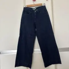 BEAMS HEART ワイドパンツ ダークブルー サイズ0