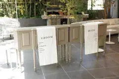 ☆結婚式 GROOM & BRIDE タペストリー☆