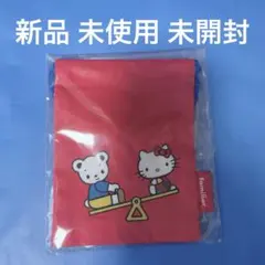 【完売】ファミリア ポーチ ミニ巾着 ハローキティ レッドのサムネイル