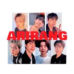 BTS ARIRANG 日本 weverse 特典トレカ 7種コンプ ホルダー付 - メルカリ