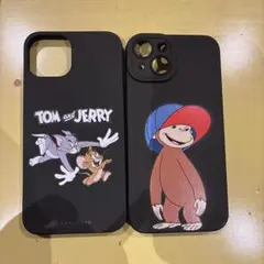 トムとジェリー おさるのジョージ iPhone14 スマホケース