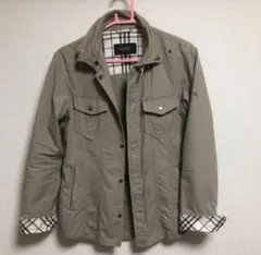 【サイズM】Burberry バーバリー　ミリタリージャケット　定番柄