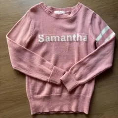 Samantha ピンク ニット　セーター Sサイズ美品のサムネイル