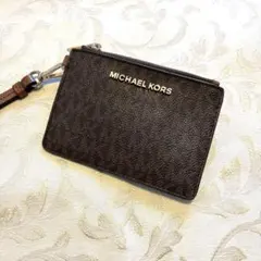 MICHAEL KORS ブラウン コインケース